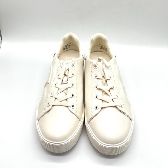 Naturalizer Womens Size 9 9M White Leather‎ Morrison Logo Casual Sneakers Shoes - Picture 2 of 11